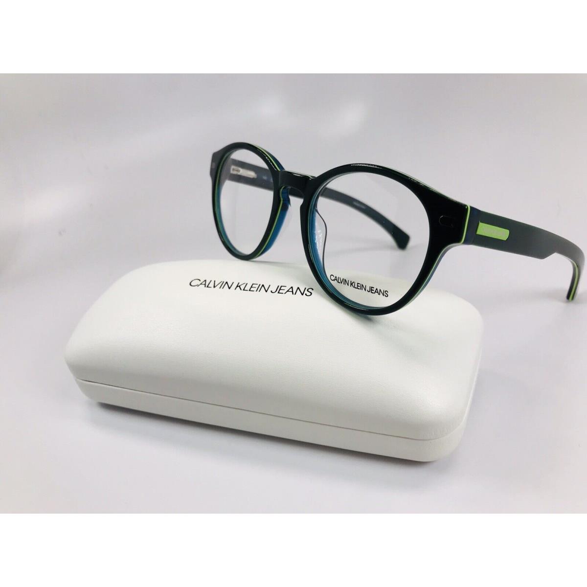 Calvin Klein Jeans CKJ300 320 Hunter Green Eyeglasses 47mm with Case