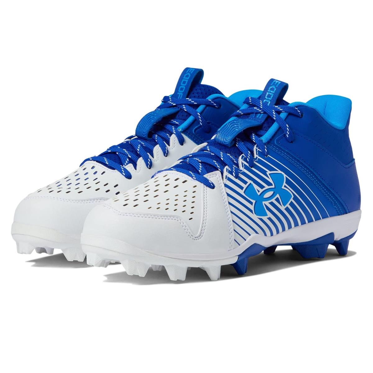 Man`s Sneakers Athletic Shoes Under Armour Leadoff Mid RM Royal/White/White