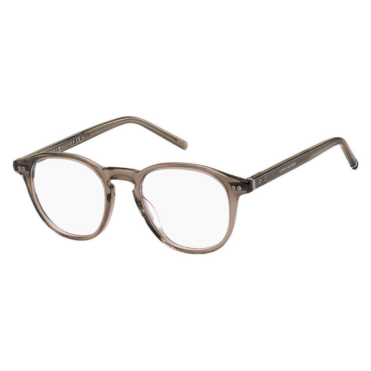 Tommy Hilfiger 1893 Eyeglasses Men Beige Square 48mm