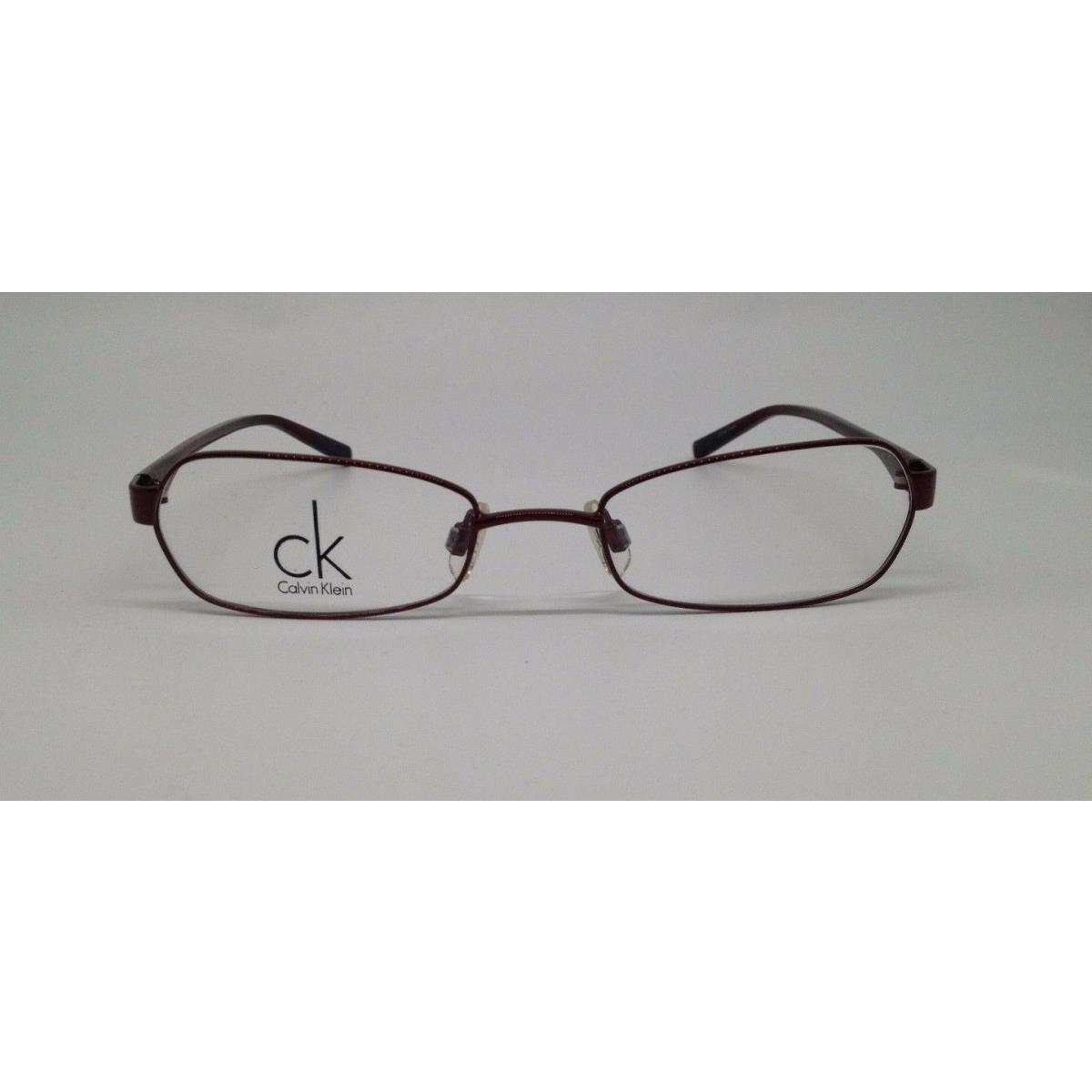 Calvin Klein CK 5124 Red 607 Metal Eyeglasses Frame 49-18-130 RX