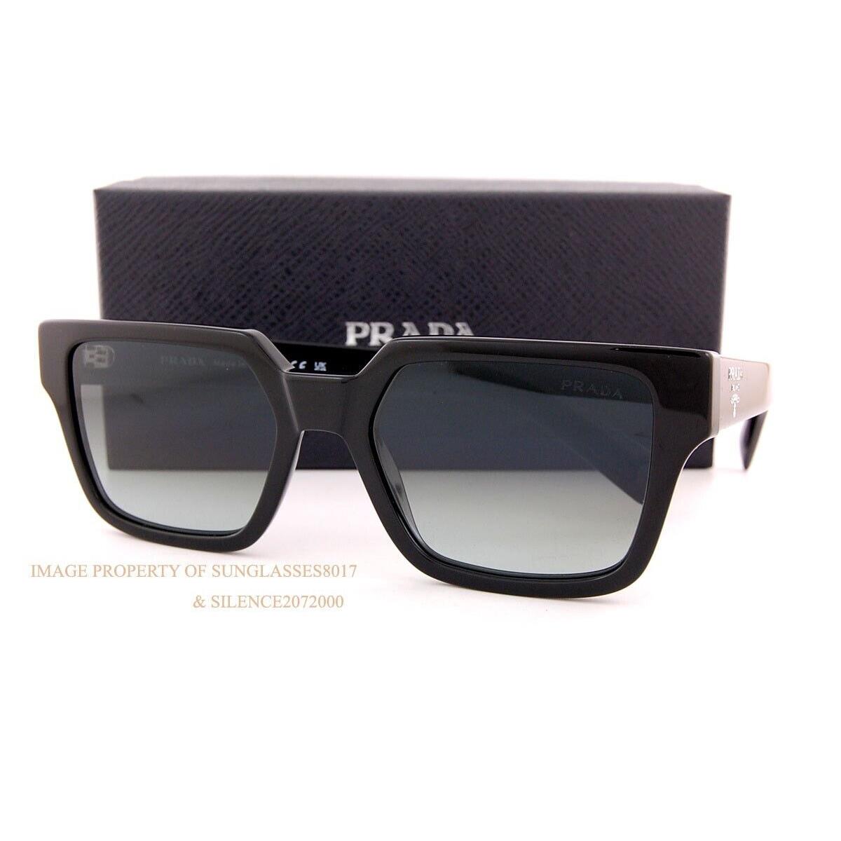 Prada Sunglasses PR 03ZS 1AB 06T Black/gray For Men