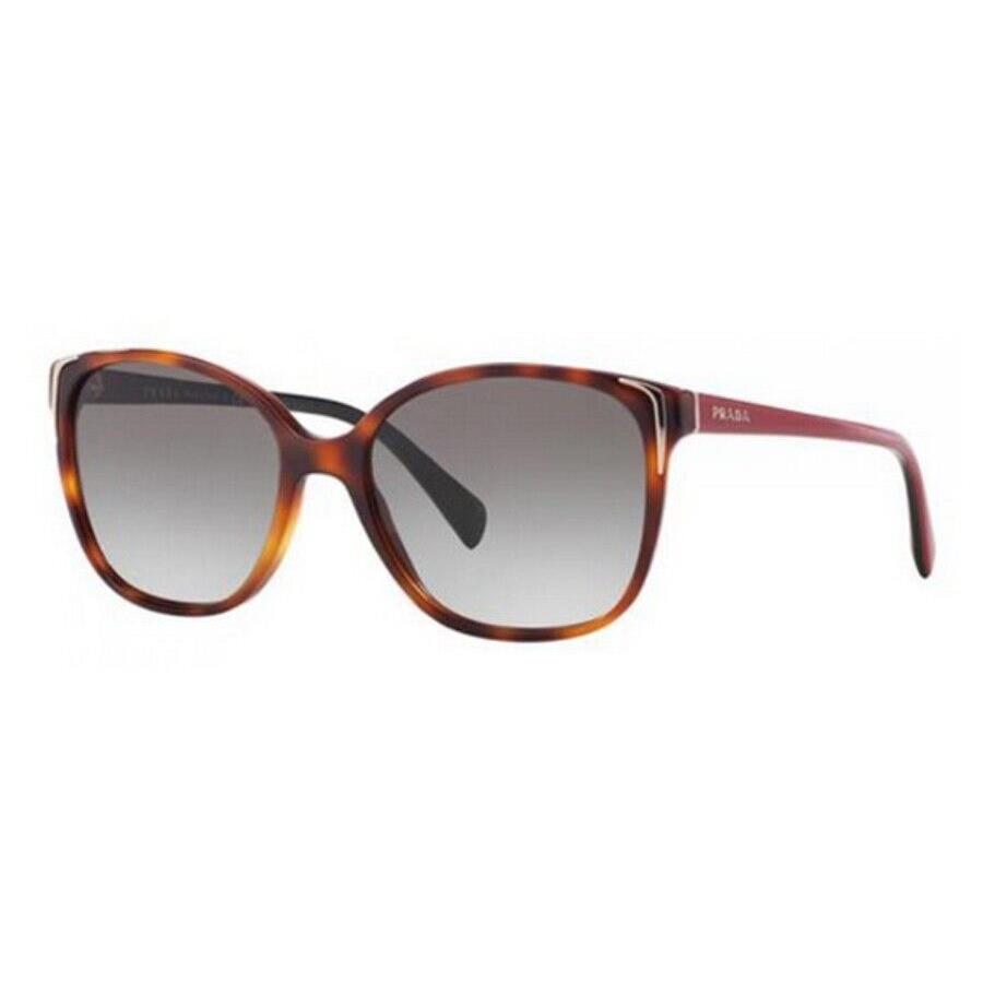 Prada Sunglasses PR01OS TKR0A7 Havana Red/grey Gradient Lens 55mm