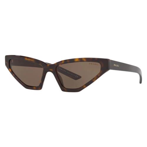 Prada Sunglasses PR12VS 2AU8C1 Havana/brown Lens 57mm