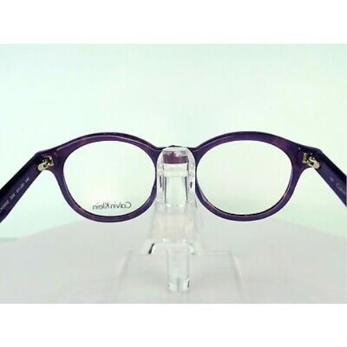 Calvin Klein eyeglasses  - Frame: (222) Tortoise / Purple 3