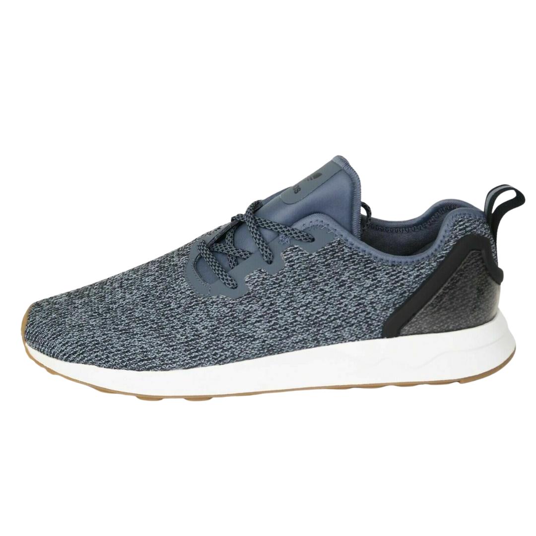 Adidas Men`s ZX Flux Adv Asym Shoes Running Sports Sneakers BB3705 Black SZ 10