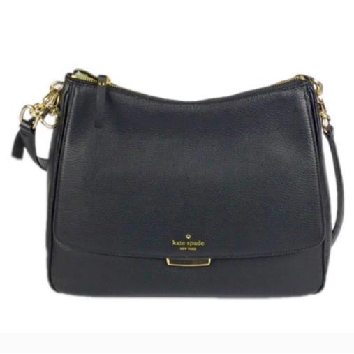 Kate Spade New York Robinson Lane Chantel Shoulder Bag Black - Exterior: Black, Lining: Black, Handle/Strap: Black