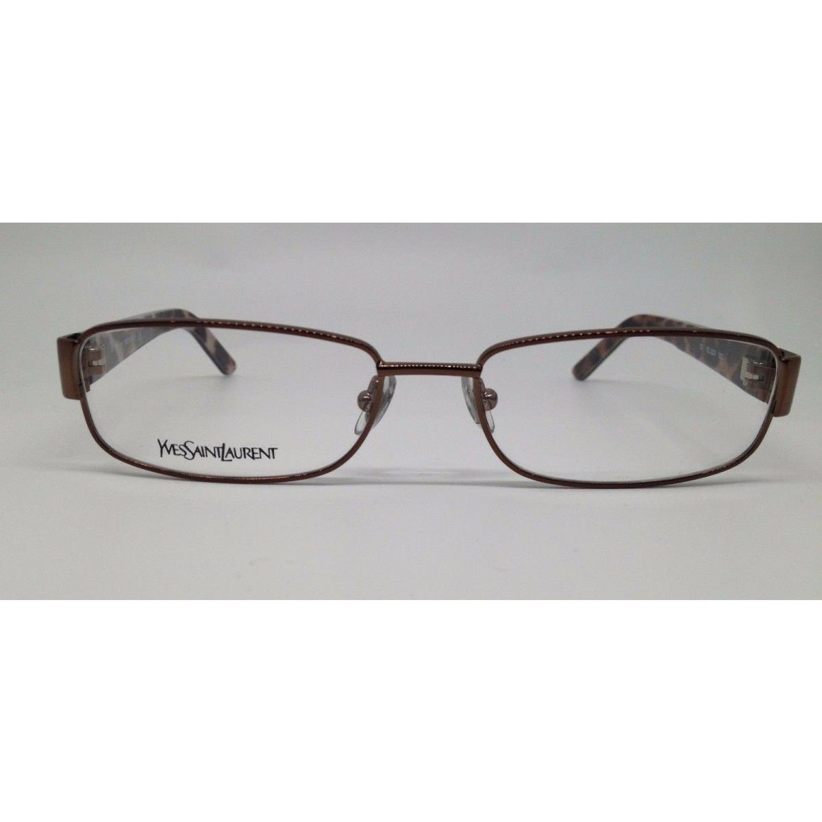 Yves Saint Laurent Ysl 6229 Brown 02D Metal Eyeglasses Frame 52-16-130 Italy