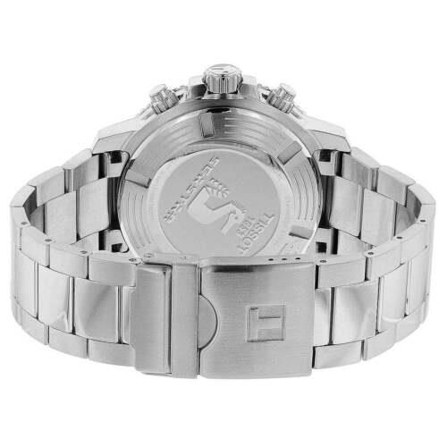Tissot watch  - Black, Blue Dial, Gray, Silver Band, Black, Silver Bezel