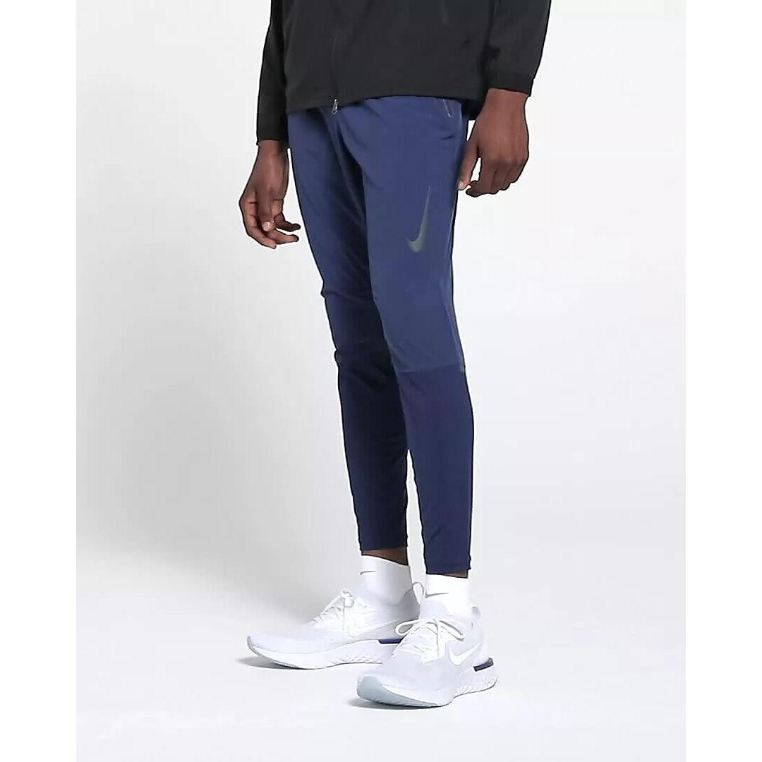 Men`s Nike Swift Flex 27 Running Pants XL Blue Gym Training