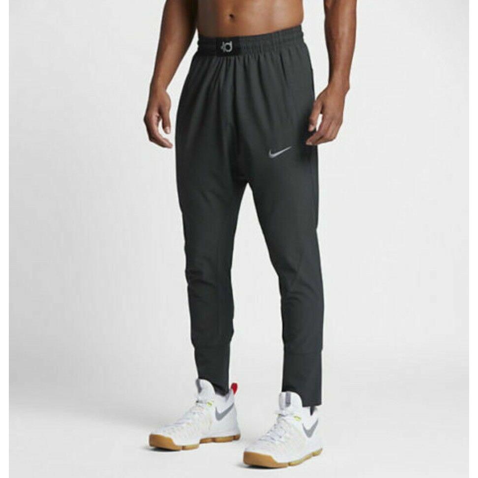 Men`s Nike KD Flex Hyper Elite Shield Men`s Pants L Gray Basketball Gy Casual