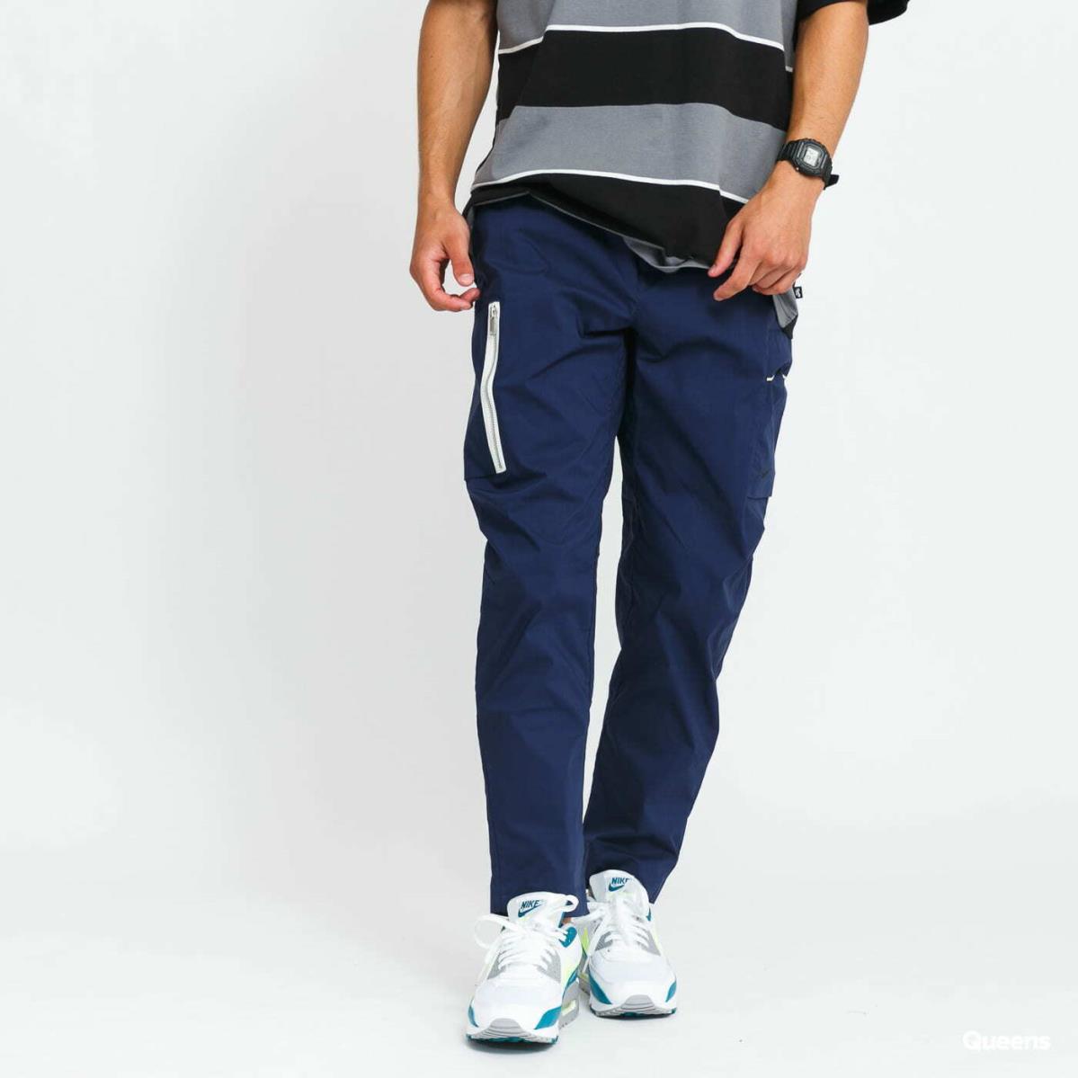 Men`s Nike Sportswear Style Essentials Woven Unlined Cargo Pants Blue 32 M Blue