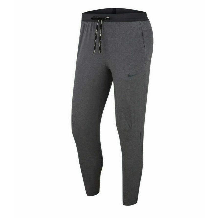 Men`s Nike Phenom Elite Running Pants XL Gray Gym Training Flex BV4815