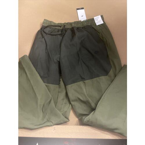 Nike Nsw Men`s Repel Tech Pants Sz Xl-tall Jogger Green CU4487-326