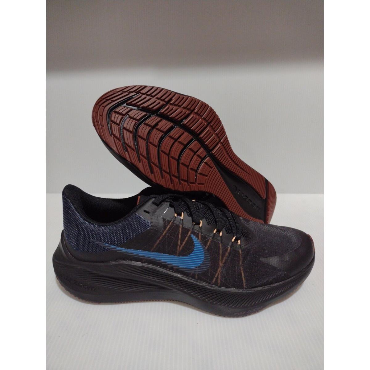 Nike Zoom Winflo 8 Black Photo Blue Running Shoes Size 10 us Men