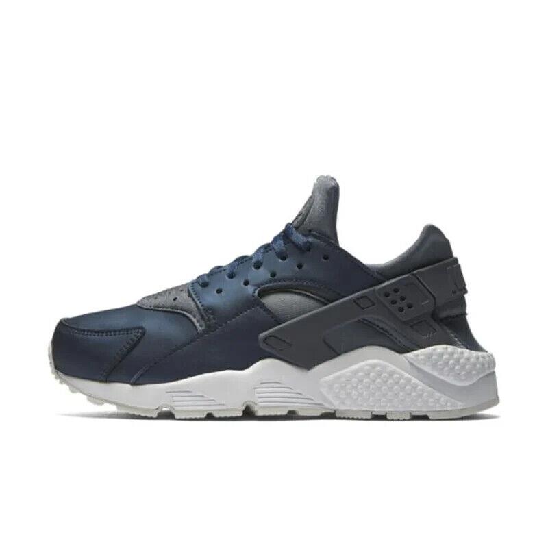 Nike Air Huarache AA0523-001 Women`s Gray/blue Run Premium Shoes Size 7.5 HS2125