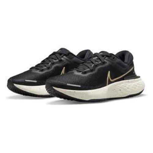 Nike Women`s Zoomx Invincible Run FK Running Shoes Black/black 10.5 B M US