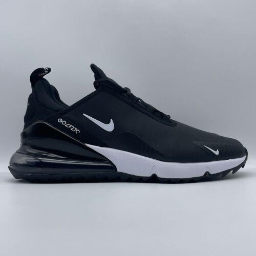 Nike Air Max 270 Golf Shoes `black White Hot Punch` Men`s Size 10.5 CK6483-001