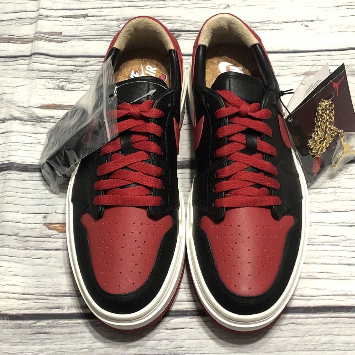 Nike Air Jordan 1 Low Elevate Bred Black White Woman s 10.5 or Men s 9