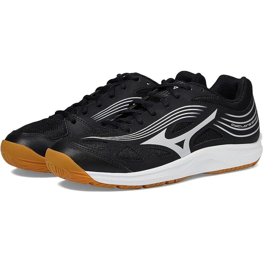 Mizuno Youth Cyclone 3 Volleyball Shoe Black/Silver