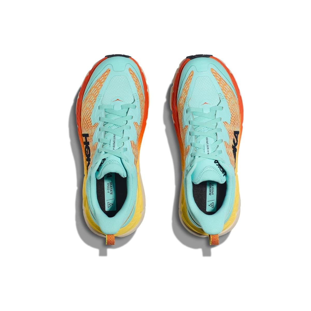 Woman`s Sneakers Athletic Shoes Hoka Mafate Speed 4 Cloudless/Sherbet