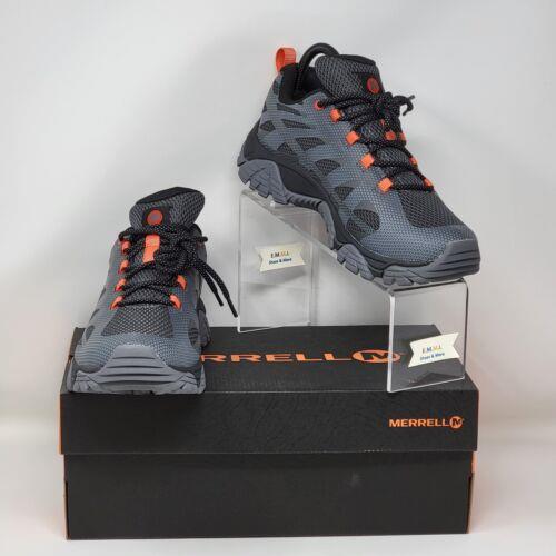 Merrell Men`s Moab Edge 2 Monument Hiking Shoes Size 8 J06113 Gray