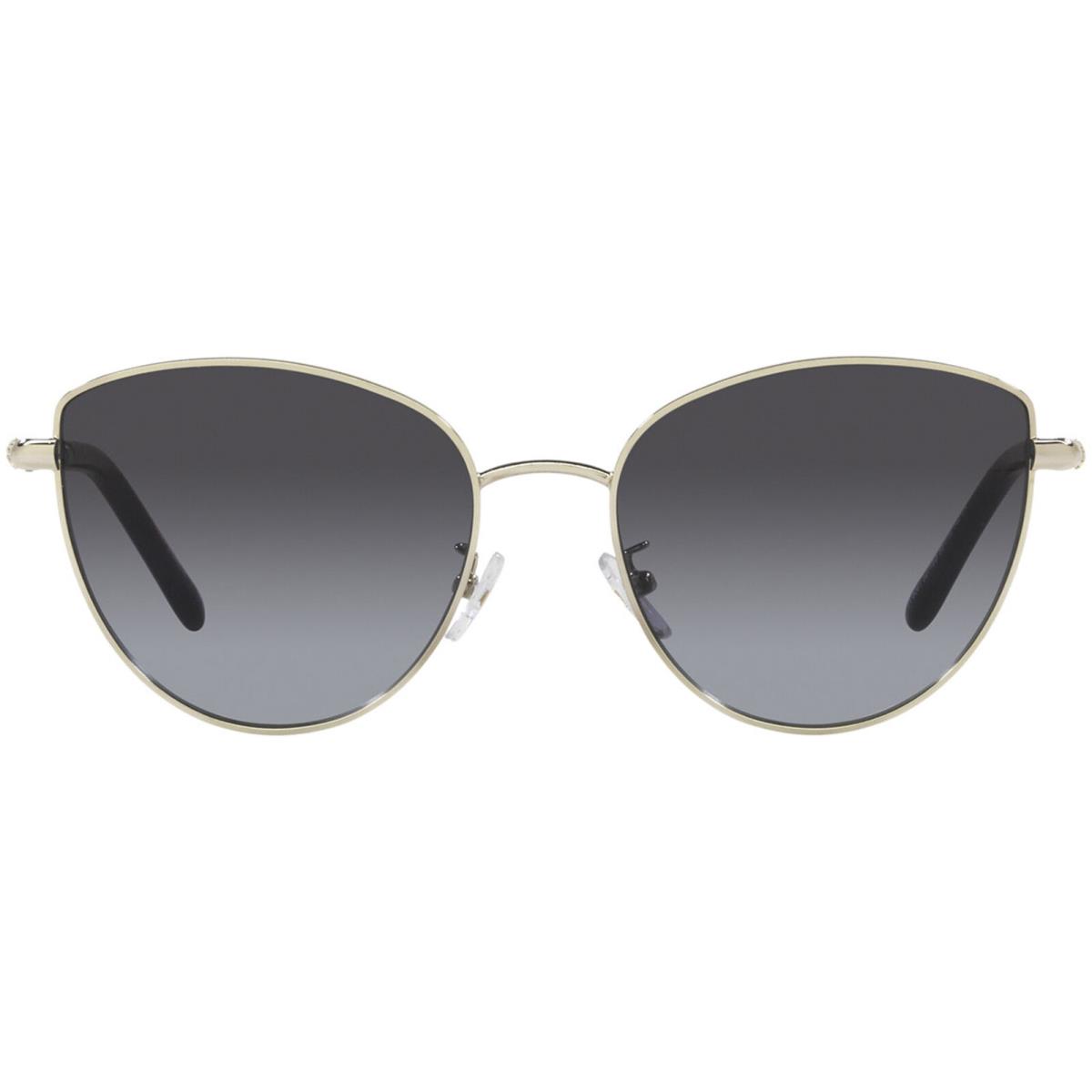 Tory Burch Women`s Shiny Light Gold-tone Cat Eye Sunglasses - TY6091-32718G-56