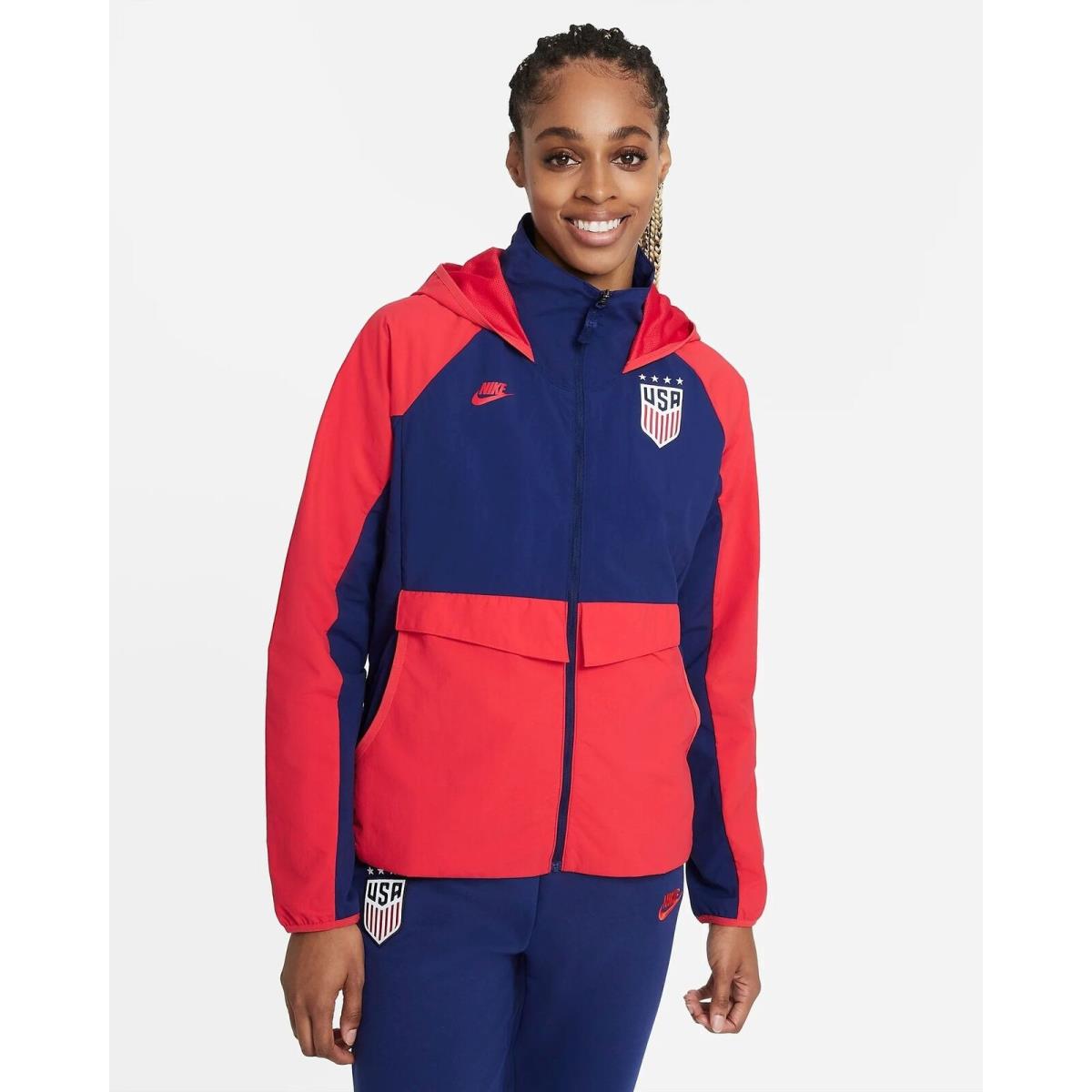 Nike Uswnt Usa Women Soccer Usa Team All Weather Jacket CZ4334-688. Women
