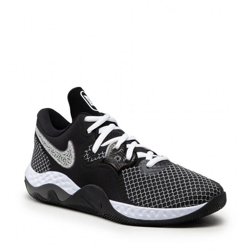 Nike Renew Elevate 2 CW3406-004 Men`s Black/white Athletic Running Shoes DC19 - Black/White