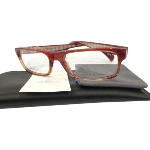 Giorgio Armani GA883 Red Faded O89 Plastic Eyeglasses Frame 52-16-140 Italy