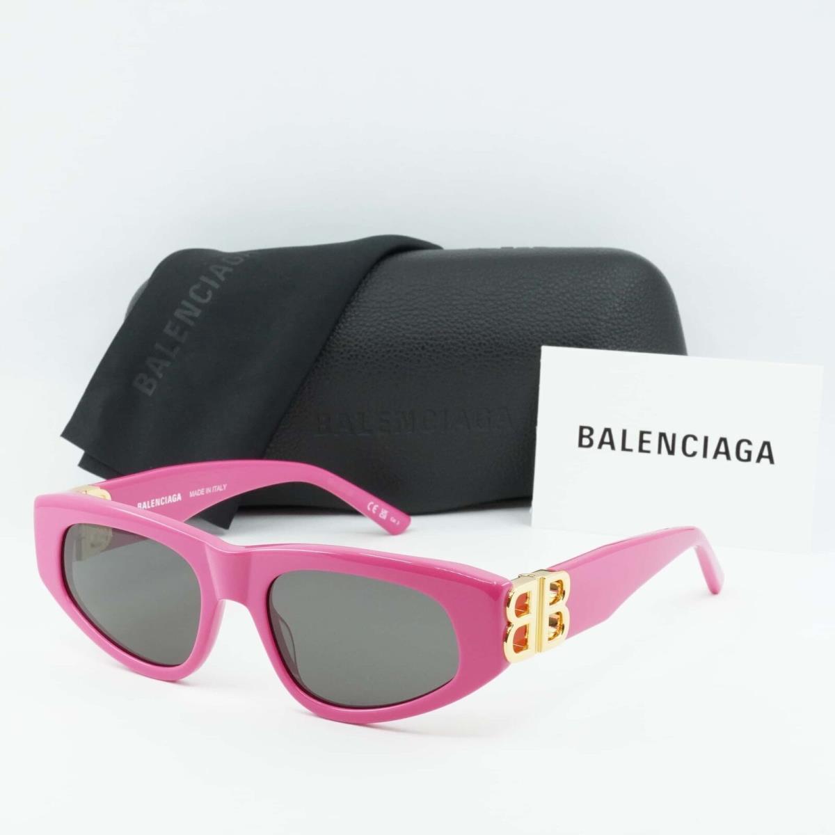 Balenciaga BB0095S 006 Pink/gray 53-19-135 Sunglasses