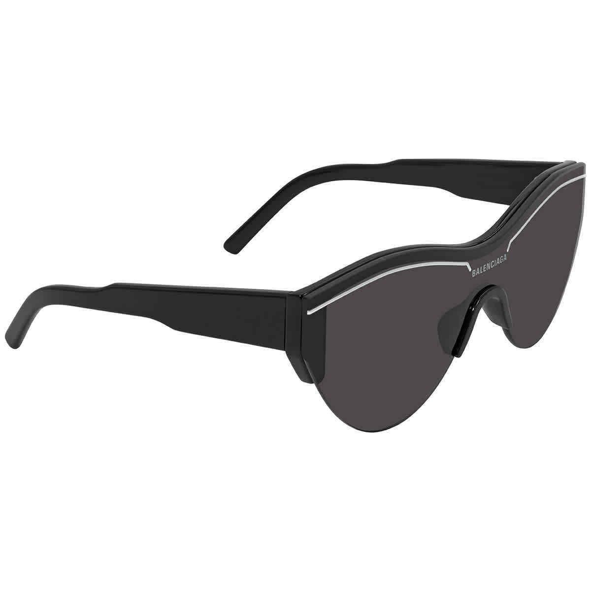 Balenciaga Grey Shield Unisex Sunglasses BB0004S 001 99 BB0004S 001 99