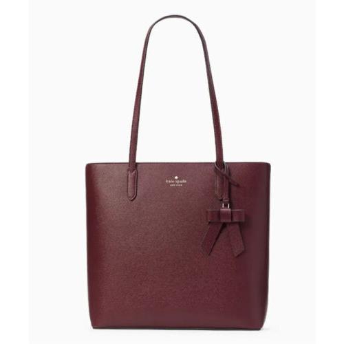 Kate Spade New York Brynn Medium Shoulder Bag Tote Purse Deep Berry