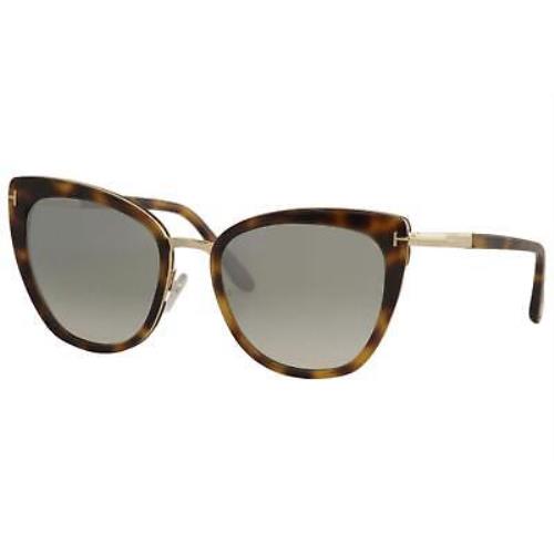 Tom Ford Simona TF717 TF/717 53Q Havana Fashion Butterfly Sunglasses 57mm