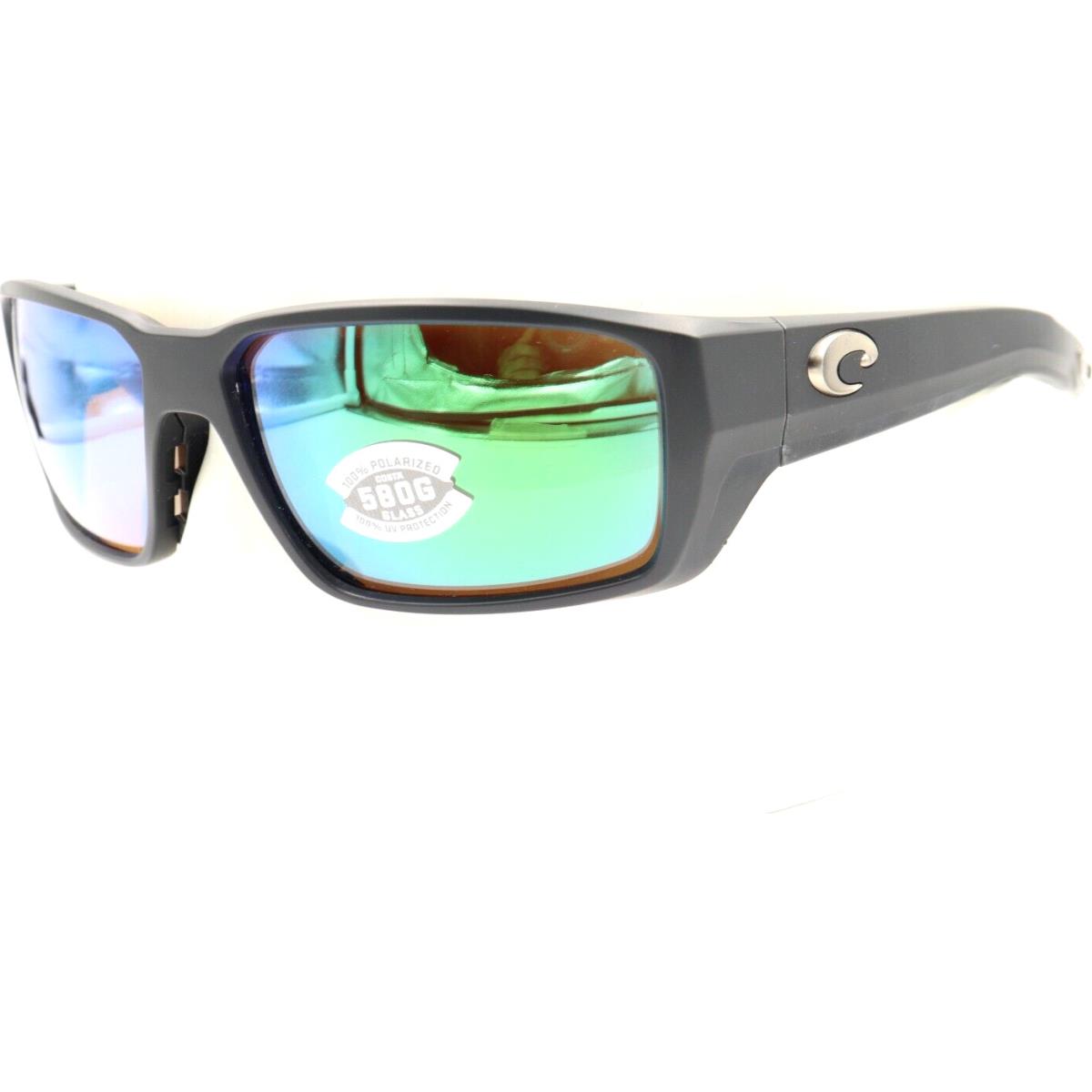 Costa Del Mar Fantail Pro Matte Black Green 580G Sunglasses 06S9079 90790260