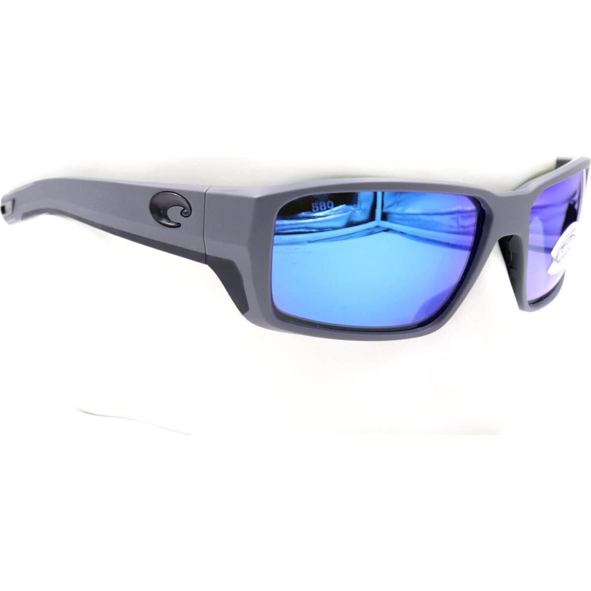 Costa Del Mar Fantail Pro Matte Gray Blue 580G Sunglasses 06S9079 90790960