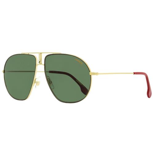 Carrera Pilot Sunglasses Bound/s 01QQT Gold/burgundy 62mm - Gold/Burgundy Frame, Green Lens