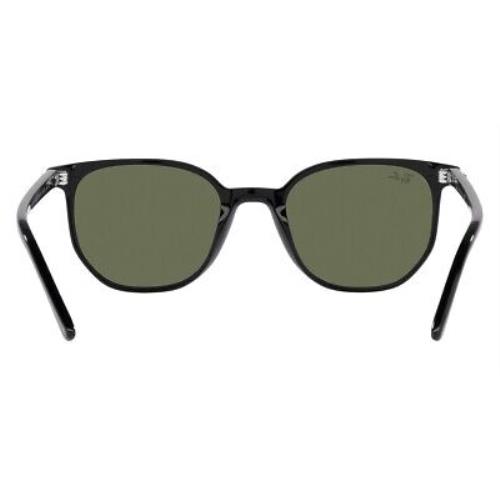 Ray-Ban sunglasses Elliot - Shiny Black / Green Frame, Green Lens