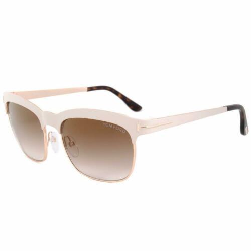 Tom Ford Sunglasses TF0437 74F 54MM Elena Pink Retro Oversized Fashion Square