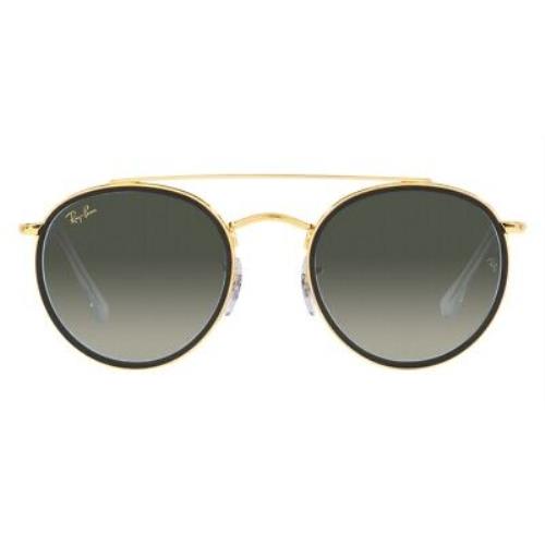 Ray-ban RB3647N Sunglasses Legend Gold Gray Gradient 51mm