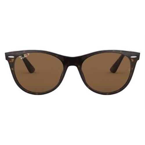 Ray-ban 0RB2185 Sunglasses Unisex Havana Oval 55mm - Havana Frame, B-15 Brown Lens, Tortoise Model