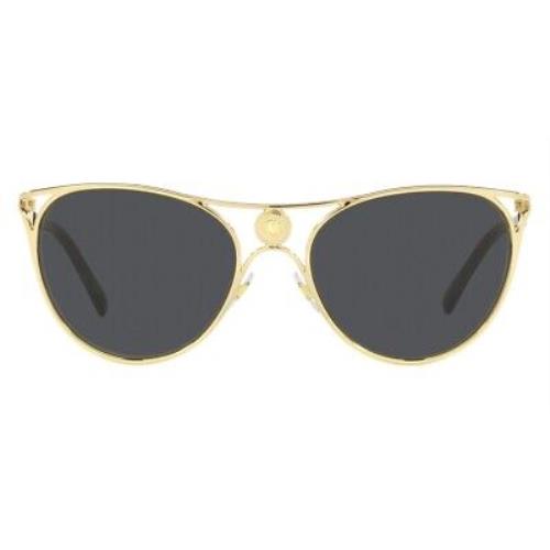 Versace 0VE2237 Sunglasses Women Gold Cat Eye 57mm