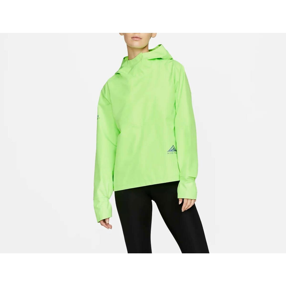 Adidas Nike Gore-tex Infinium Women Trail Running Jacket Neon DM7565 345