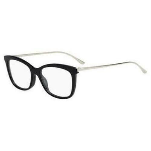 Hugo Boss Eyeglasses For Women HG 0946 0807 Frames Rectangle Black 53-17-145
