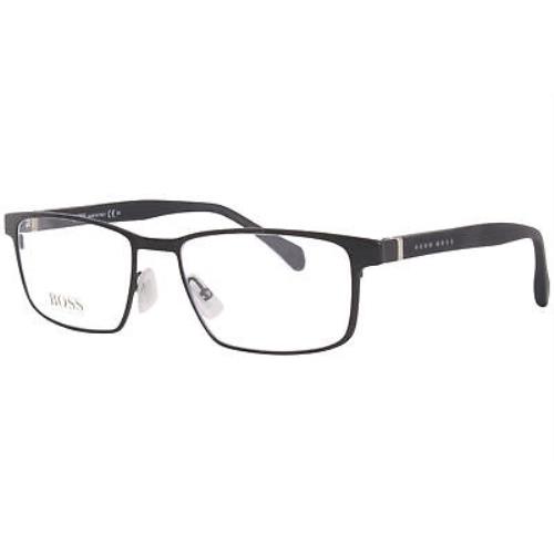Hugo Boss 1119/IT 003 Eyeglasses Men`s Matte Black Full Rim Rectangle Shape 56mm