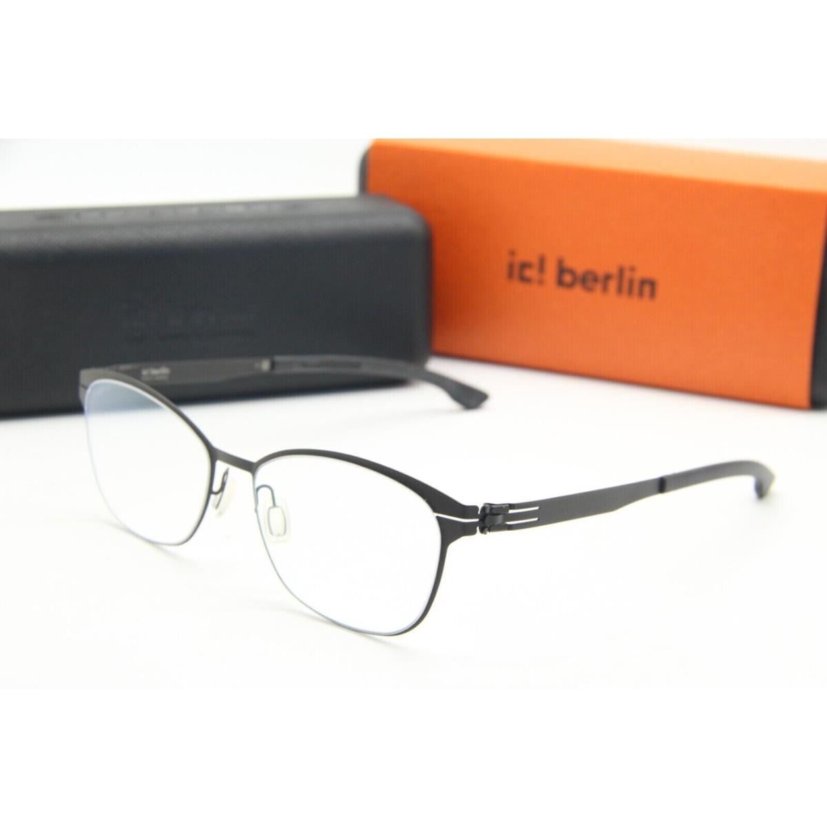 IC Berlin Model Sue R. Black Frames Eyeglasses 55-16