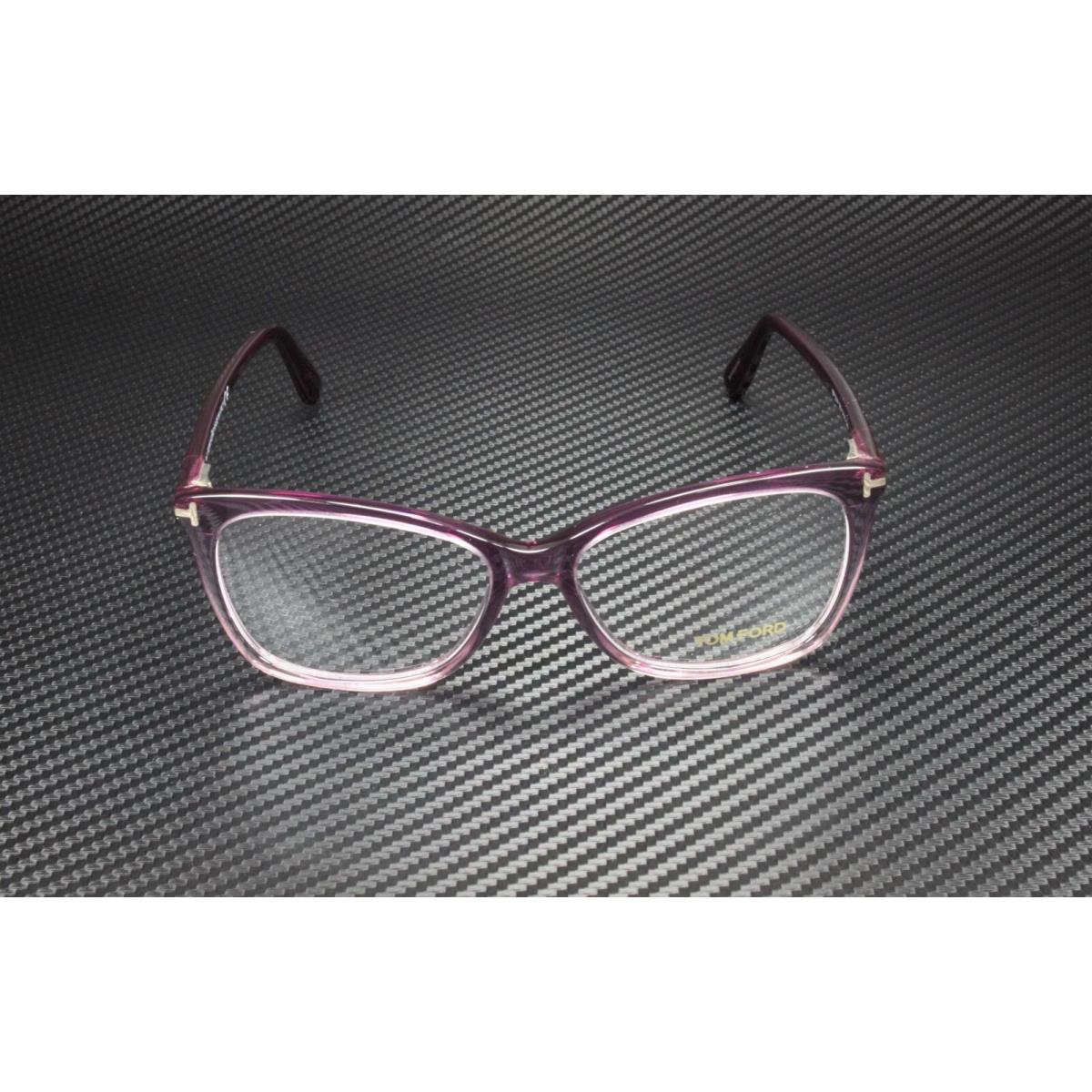 Tom Ford FT5514 083 Violet Clear Lens Plastic 54 mm Women`s Eyeglasses - Frame: Violet