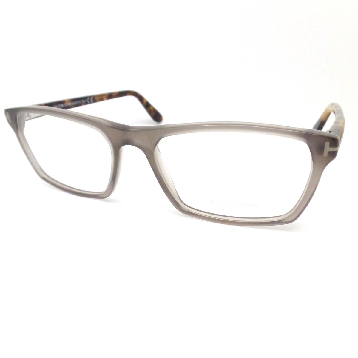 Tom Ford TF 5295 020 Matte Smoke Havana 56 Blue Block Frames - Frame: Matte Smoke Havana