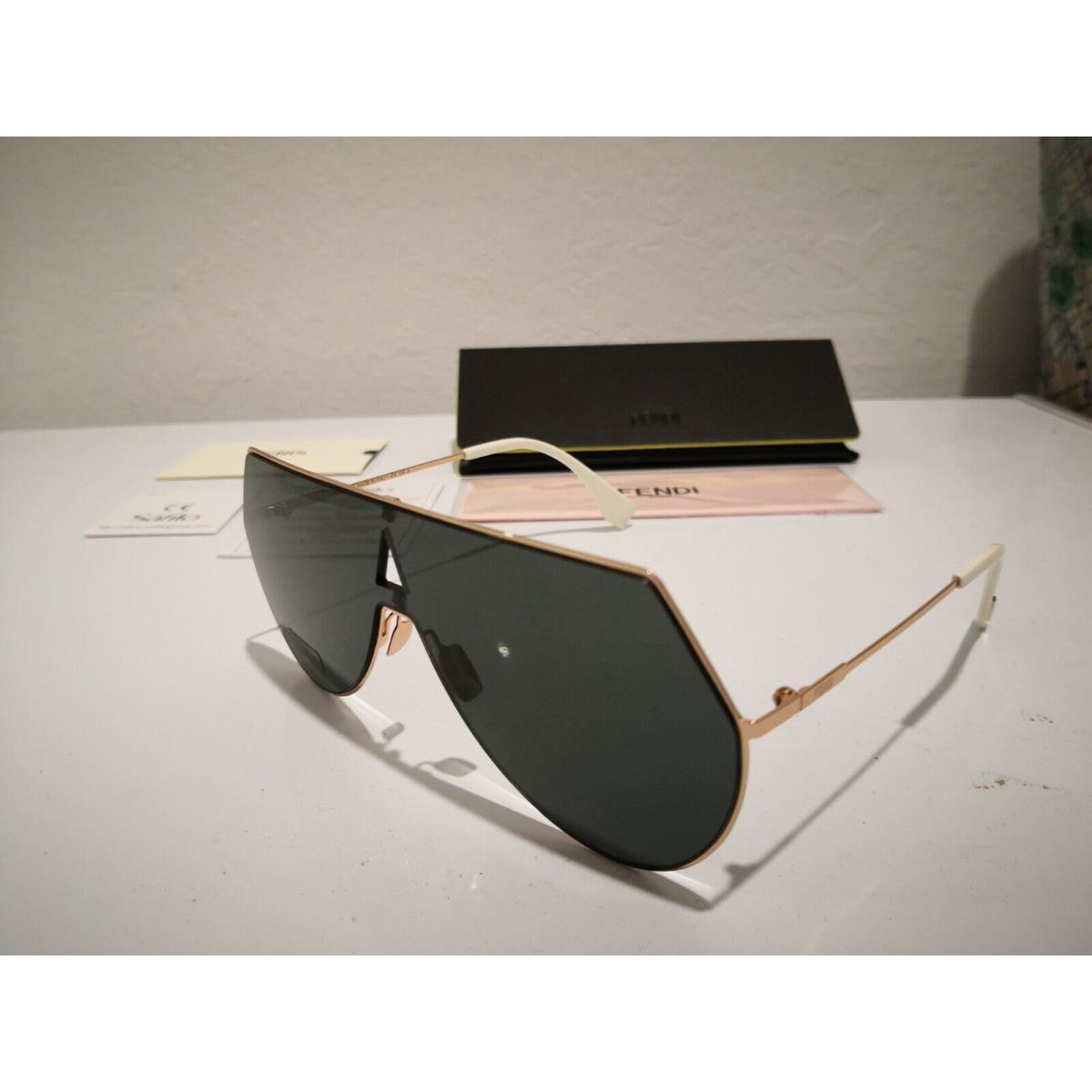 Fendi Eyeline FF 0193/S Ddb Sunglasses Copper / Dark Grey Lens