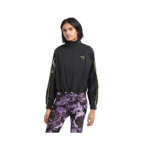 Puma Dark Dream Track Jacket Womens Jackets Size XS Color: Black/lavender