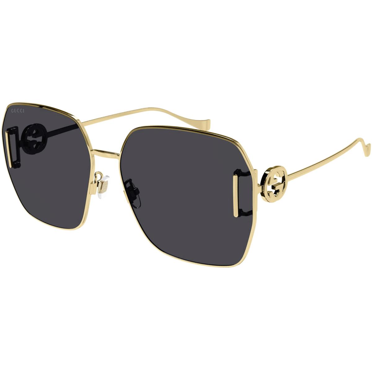 Gucci GG1207SA-002 Women`s Gold / Grey Mirrored Sunglasses